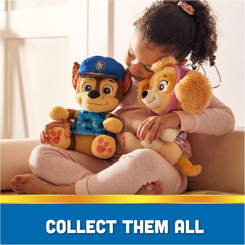 Paw Patrol, Bedtime Plush Chase, 10-Inch Stuffed Animal with Reversible Outfit, Kids Toys for Boys & Girls Ages 3 and Up...