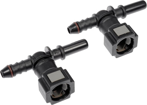 Dorman 800-177 Quick Connector 5/16 In. Steel TEE to 6mm with O-ring, 2 Pack...