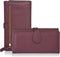 Real Leather Women Wallet Leather with RFID Blocking -Trifold Card Holder Designer Ladies Clutch with ID Window Wallets...