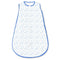 Amazing Baby Microfleece Sleeping Sack, Wearable Blanket with 2-Way Zipper, Use After Swaddle Transition, Playful Dots, Blue, Small 0-6 Month...