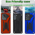 Kitoo Defender Designed for Samsung Galaxy S10 Plus Eco-Friendly Case with Kickstand, Military Grade Shockproof 12ft. Drop Tested - Red...