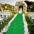 Glitter Aisle Runner Green Carpet Runner 2FTx15FT Sequins Aisle Runner Rug Shimmer Wedding Runner Aisle Outdoor Indoor Bling Shiny Runway Rug for ...