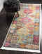 Unique Loom Baracoa Collection Area Rug - Marta (2' 2" x 6' 1" Runner, Multi/ Burgundy)...