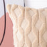 MADIZZ Set of 2 Soft Plush Short Wool Velvet Decorative Throw Pillow Covers 16x16 inch Khaki Square Luxury Style Cushion Cases Pillow Shell for So...