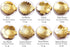 16 Pcs Teaspoon Tea Spoons, ESRISE Stainless Steel Cute Coffee Spoon for Tea Party Decorations (Gold)...