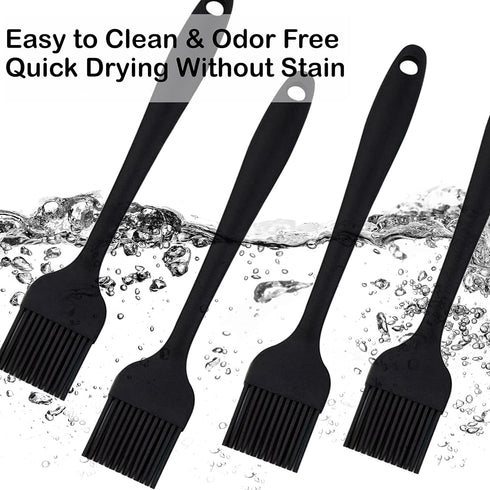 Pastry Brush-Silicone Basting Brush for Cooking,Heat Resistant Food Brush for BBQ,Food Grade Silicone Brush for Grill Baking/Spreading Marinade/Sa...