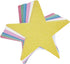 Bright Creations Glitter Star Cutouts for Bulletin Board, Crafts, Classrooms (6 Colors, 60 Pack)...