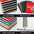 EUSOAR Spiral Ruled Notebook, A5 6 packs 5.5x8.3 120 Pages Lined Travel Writing Notebooks Journal, Memo Notepad Sketchbook, Students College Offic...