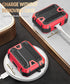 Koaichi Compatible with AirPods Pro(2nd Generation/1st Generation), Full-Body Rugged Hard Shell Protective Case Cover with Keychain Designed for A...