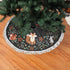 Forest Wreath Christmas Animal Fox Christmas Tree Skirt Gorgeous Edge Tassel Lace for 36" Xmas Ornaments Decoration...