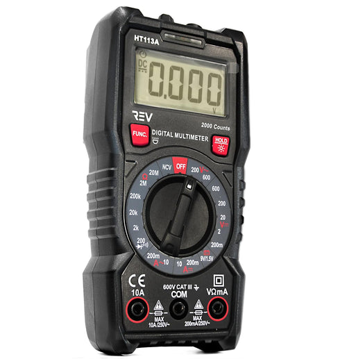 VViViD REV Digital Multimeter (2000 Counts) AC/DC Electric Battery and Live Wire Tester...