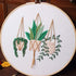 FEPITO 4 Sets Embroidery Starter Kit with Pattern and Instructions Cross Stitch Kit Includes 4Pcs Embroidery Clothes with Floral Pattern, 2 Pcs Em...