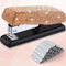 Bling Crystal Stapler Gift Sparkly Diamond Stapler for Desk Handmade Clay Rhinestone Machine Stapler Pretty Office Stationery Kit Stylish Accessor...