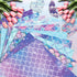 24 Sheets Mermaid Pattern Paper Set, 12"x12" Patterned Cardstock Paper Scrapbooking Supplies Paper Origami Paper for Birthday Theme Party - 12 Sty...