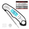 Instant Read Meat Thermometer for Cooking, Fast & Precise Digital Food Thermometer with Backlight, Magnet, Calibration, Foldable Probe, Waterproof...