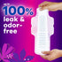 Always Radiant Feminine Pads for Women, Flexfoam Pads with Wings, Size 4, Overnight Absorbency, Lightly Scented, 60 Count (3 Packs of 20)...