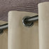 Exclusive Home Biscayne Indoor/Outdoor Two Tone Textured Grommet Top Curtain Panel, 54"x120", Sand, Set of 2...