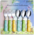 ANNOVA Kids Silverware 6 Pieces Set Children's Flatware - Stainless Steel Cutlery - 3 x Safe Forks, 3 x Dinner Spoons - Toddler Utensils Without K...