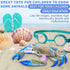 2Pcs Crab Toys for Babies - Realistic Sea Creature Toys Educational Model Ocean Animals Toys Crab Toy Bath - Plastic Crawling Crab Baby Toy Ocean ...