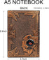 3D Dragon DND Journal Writing Notebook, Fantasy D&D Leather Journal Book for Dungeons and Dragons Gifts Nerdy DM & Players RPG Lovers Accessories,...