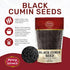 Spicy World Black Cumin Seeds 7oz - Nigella Sativa - Resealable bag | Whole Seed (Kalonji) Great for Health, Making Black Seed Oil & More!...