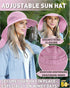 Neck Flap Sun Hat with Wide Brim - UPF 50+ Hiking Safari Fishing Caps for Men and Women, Perfect for Outdoor Adventures...