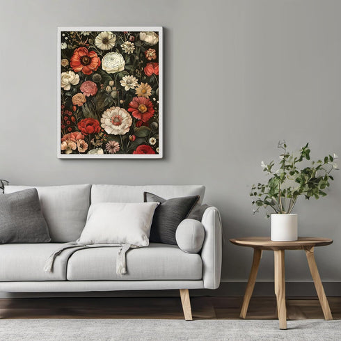 Posterizer 1 pcs-wild natural big flowers-Floral & Botanical Art-Abstract & Modern Art-Gift for Men Women Entrepreneur Teens-Decor for Home & Offi...