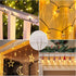 Brightown White Light Clips - Strongly Sticky with 25-Clips, 30-Stickers Christmas Light Clips, UV-Resistant Material, Decorate Damage-Free Cable ...