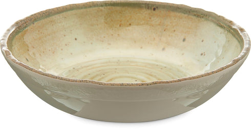 Carlisle FoodService Products Gathering Reusable Plastic Bowl Salad Bowl for Home and Restaurant, Melamine, 35.5 Ounces, Adobe...