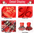 Dog Christmas Outfit Dog Dresses for Medium Dogs Girl XXS Puppy Clothes Holiday Pet Dress Xmas Cat Apparel Clothing Plaid Doggy Skirt Party XXS Do...