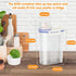 TBMax Rice Container 4 Lbs / 2 Kg Rice Dispenser with Measuring Cup, BPA-Free Plastic Kitchen Pantry Food Storage Holder for Oatmeal Flour Grain, ...