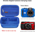 Carrying Case for KODAK PIXPRO WPZ2 Rugged Waterproof Digital Camera, Shockproof WiFi 4K Video Digital Camera Storage Cover Bag, Mesh Pocket fits ...