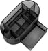 MyGift Metal Wire Mesh Desktop Supplies Organizer Caddy with 8 Compartments and Storage Drawer for Home Office School Dorm (Black))...