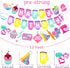 Baking Birthday Party Banners 3Pcs Baking Theme Decoration Bakers Birthday Party Banners Baking Party Hanging Cutout Banner for Baking Cook Baby S...