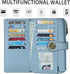Travelambo Womens RFID Blocking Large Capacity Luxury Waxed Genuine Leather Clutch Wallet Multi Card Organizer...
