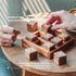 BSIRI Wooden XO Blocks (L) Tic Tac Toe Board Games - Ideal for Kids Games, Family Games and Game Night for Adults, Farmhouse Decor for Coffee Tabl...
