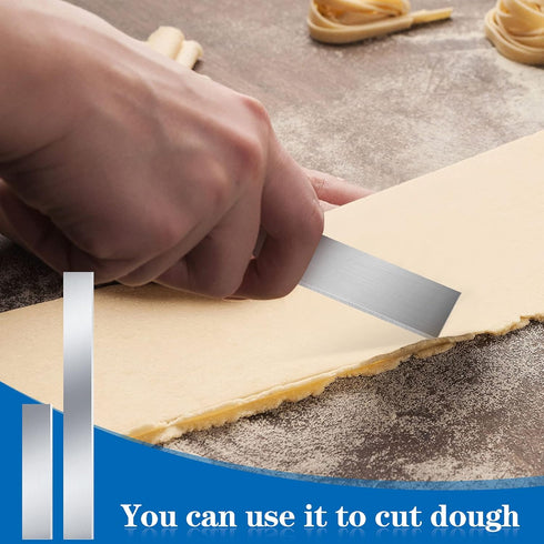 Flexible Polymer Clay Cutters 8 Inch 4 Inch Carbon Steel Blade Polymer Clay Cutting Slicing Tools for Clay DIY Shaping Modelling Sculpturing Suppl...