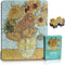 24 Pieces Twelve Sunflowers Puzzle, Toddler Artist Puzzles for Kids Ages 3-5, 4-8 Easy-an Intellectual Decompression Entertainment Game and Presch...