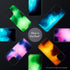 SteepLab Flowing Neon Sand Liquid Case for iPhone 12 Pro Max (2020, 6.7") - Full Body Protection with Raised Bezel - Hi Contrast Black n White...