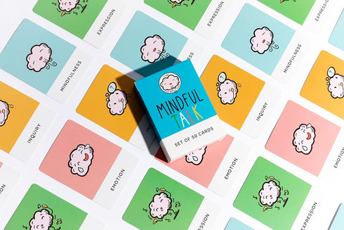 The School of Mindfulness- Mindfulness Game for Kids: Mindful Talk Cards for Children and Parents- for Authentic and Meaningful Conversations…...