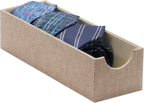 Household Essentials Brown 720-1 Deep Drawer Organizer Box for Storage | 12 in x 4 in x 3.13...