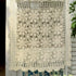 Hsvanyr 39inches Beige Tablecloth Handmade Crochet Cotton Square Coffee Table Cover Doilies Couch Back Covers Kitchen Dining Room Restaurant Party...