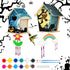 BELLOCHIDDO Bird House Kits for Kids Ages 4-8 - DIY Wooden Birdhouse Kit for Kids to Build and Paint,Bird House Kit Craft Includes Paints & Brushe...