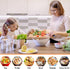 Cunhill 5 Pcs Soup Ladles Serving Ladles Stainless Steel Ladles with Long Handle for Serving, Cooking, Stirring, Portioning Kitchen Restaurant Acc...
