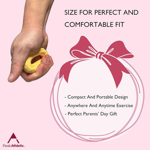 Hand Strengthener Grip Ring Exercisers Squeezer Gripper for Muscle Strengthening Training Tool...
