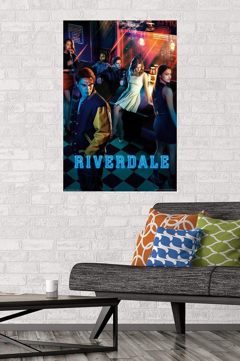 Trends International Riverdale - Key Art Wall Poster, 22.375" x 34", Poster & Mount Bundle...