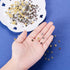 PH PandaHall 600pcs Tibetan Flower Spacer Beads, 6 Colors Metal Alloy Daisy Beads 6mm Jewelry Spacers Flat Loose Beads for Bracelet Necklace Jewel...