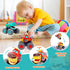 Toy Cars For 1 2 3 Year Old 3 Pack Monster truck Toy Push & Go Crocodile Friction Powered Bull Pull Back Leopard Car Big Wheel Animal Car Baby Toy...