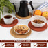 Trivets for Hot Dishes 100% Cotton Rope - 8" Trivets for Hot Pots and Pans Set of 5 Pcs w/ 9" Storage Basket | Pot Holders Heat Resistant | Hot Pa...