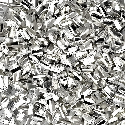 uGems 1mm x 1mm x 25mm 750 Silver Solder Chips for Jewelry Making - Pre-Cut USA-Made Extra Easy Pallions, Lead-Free & Cadmium-Free, 56% Silver, 11...